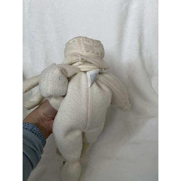 Christmas Snowman Bendable Scarf Cream 14" Plush ⛄️🧣 🎄 - Picture 8 of 13